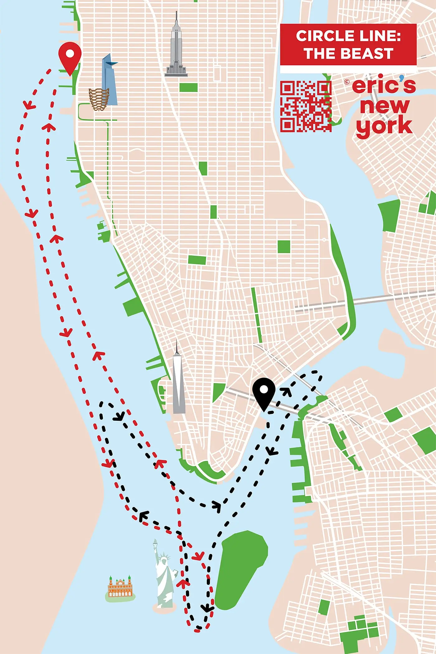 Circle Line The Beast New Yorkissa - Reitti