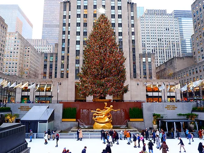 Luisteleminen New Yorkissa - Rockefeller Rink
