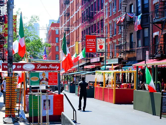Mitä tehdä New Yorkin Little Italyssä
