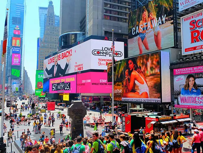 Mitä tehdä Midtown Manhattanilla - Times Square