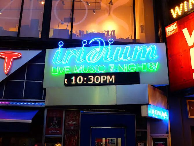 Jazz ja blues New Yorkissa - Iridium