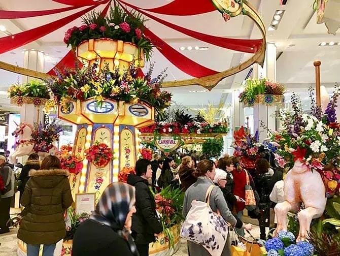 Macy’s-tavaratalo New Yorkissa - Flower Show
