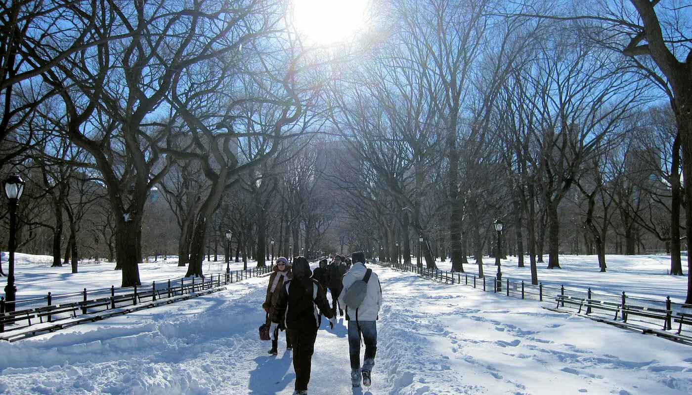 Sää New Yorkissa - Talvi