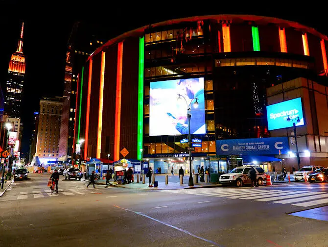 Madison Square Garden New Yorkissa - Ulkoa