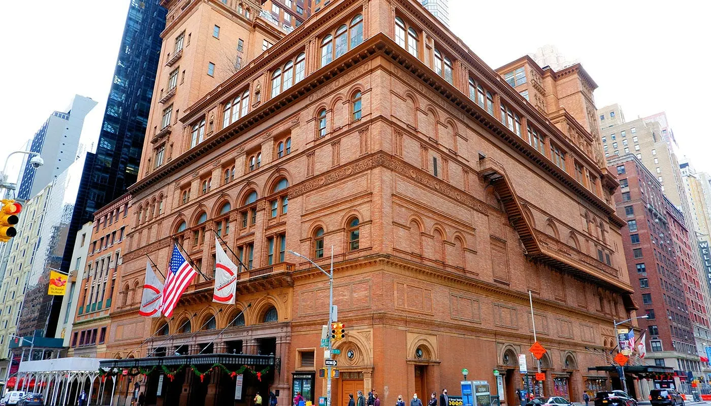 Carnegie Hall New Yorkissa - Konserttisali
