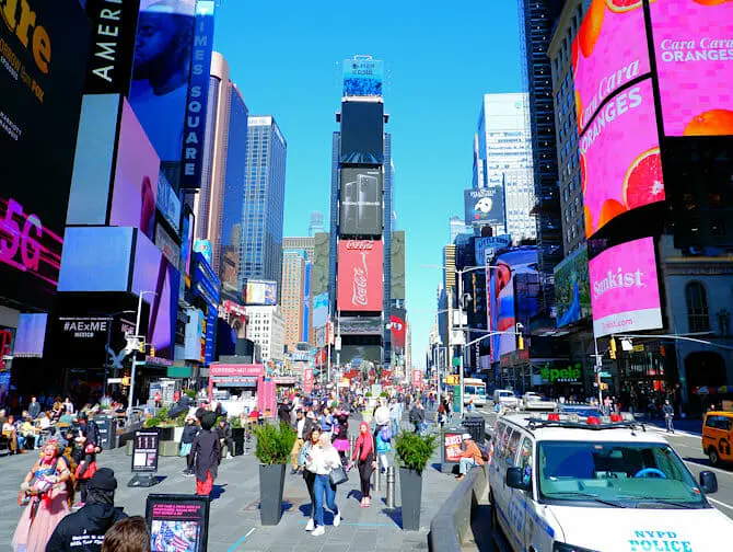 Mitä tehdä Times Squarella - Päivällä