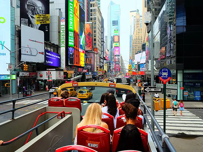 Big Bus New Yorkissa - Näkymät