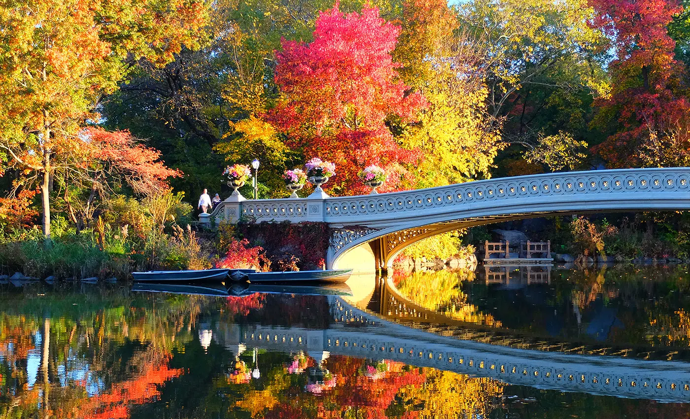 Central Park New Yorkissa - Bow Bridge