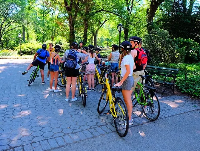 Central Park New Yorkissa - Pyöräretki