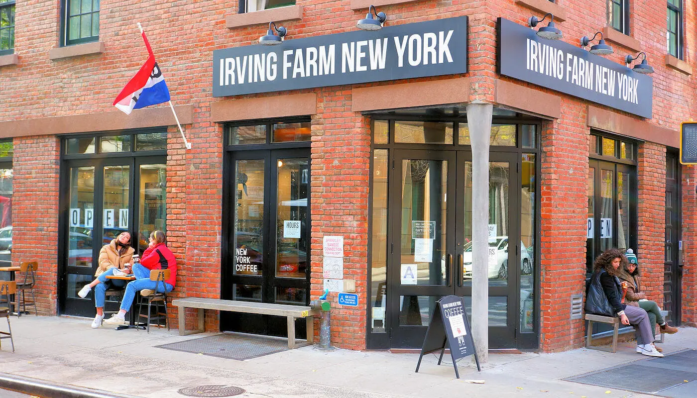 Parhaat kahvilat ja bagelit New Yorkissa - Irving Farm New Yorkissa