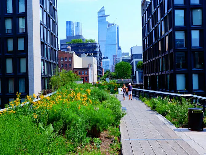 Puistot New Yorkissa - High Line Park kes&auml;ll&auml;