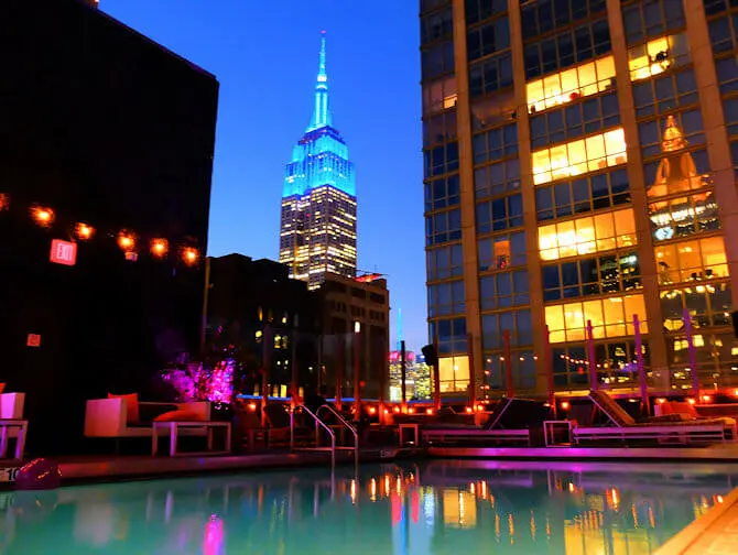 Romanttisia ravintoloita ja baareja New Yorkissa