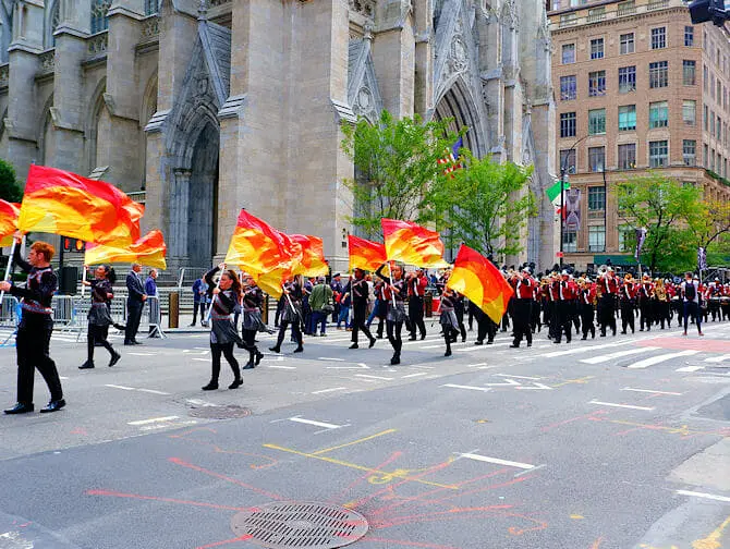 Kolumbuksen päivä New Yorkissa - Paraati