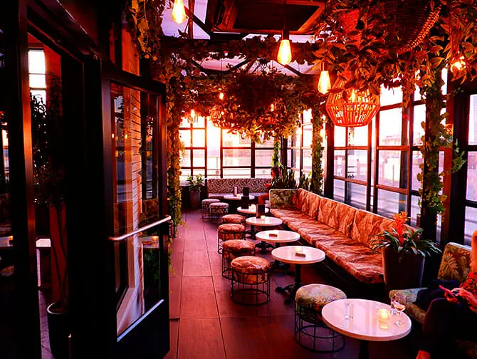 Kattoterassibaarit New Yorkissa - Gansevoort Hotel