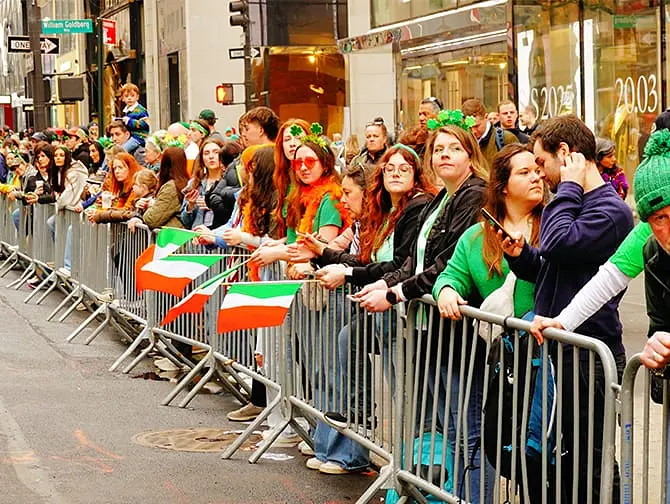 St. Patrick’s Day New Yorkissa - Irkkukulttuuria