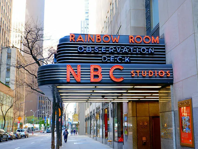 Nbc studios new yorkissa