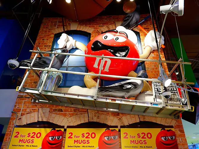M&M’s-kauppa Times Squarella - Red