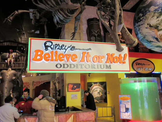 Ripleys Believe it or Not New Yorkissa
