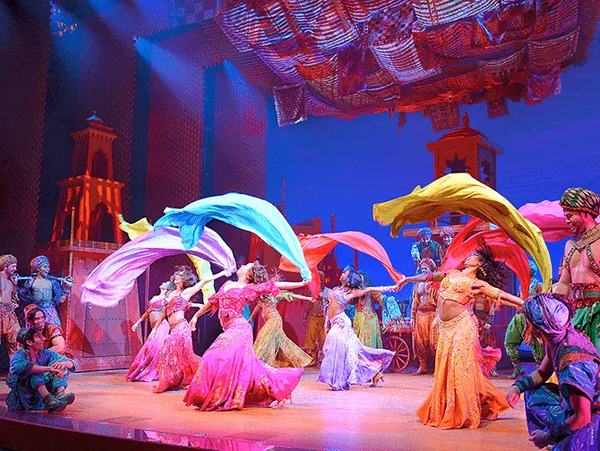 Aladdin Broadway-liput - Tanssia