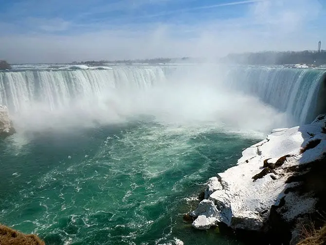New Yorkista Niagaran putouksille päivämatka lentokoneella - Niagaran putoukset