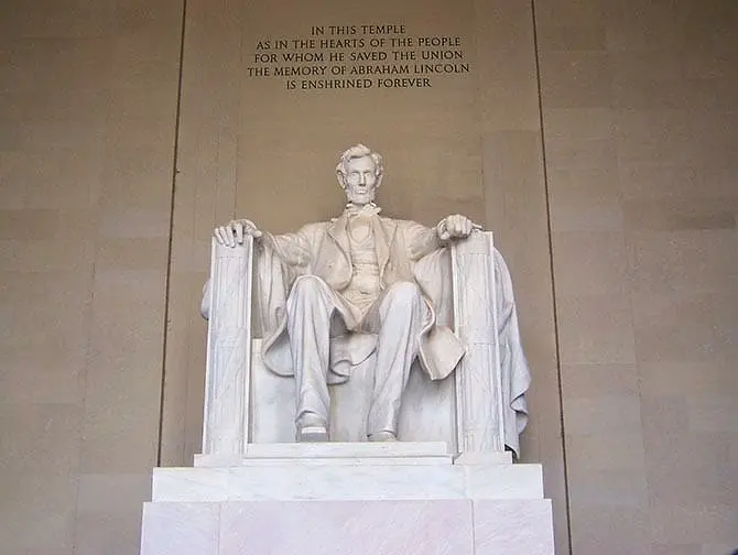 Washington DC päivämatka - Lincoln Memorial