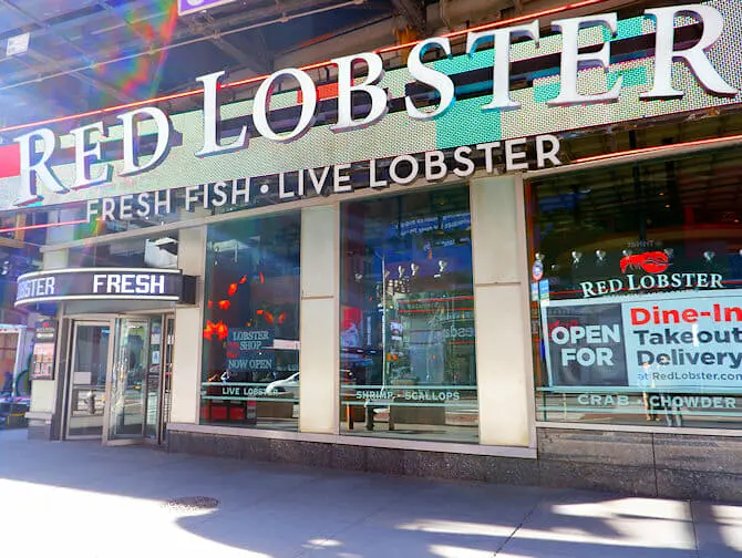 Missä syödä lasten kanssa New Yorkissa - Red Lobster