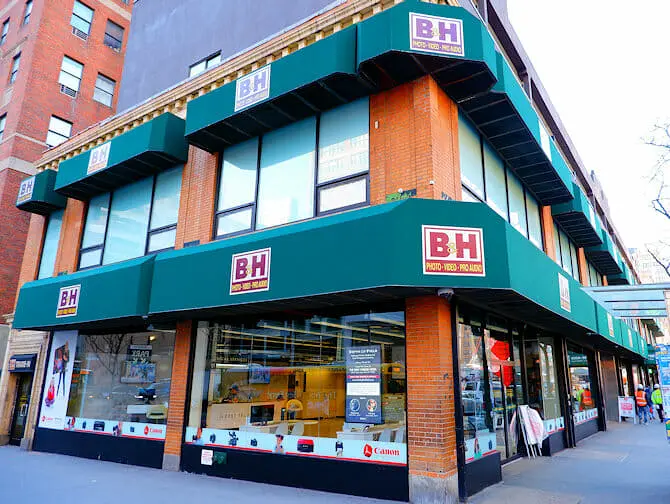 Elektroniikan ostaminen New Yorkissa - B&H
