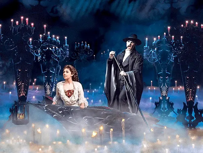 Phantom of the Opera Broadway-liput - Vesillä
