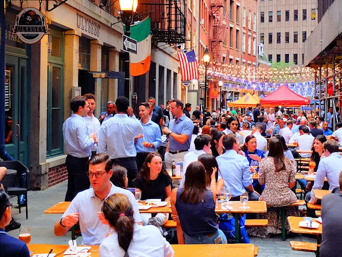 Stone Streetin ravintolat New Yorkissa