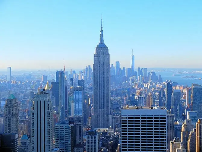 New York bussikierros ja nähtävyys alennuspaketti - Empire State Building