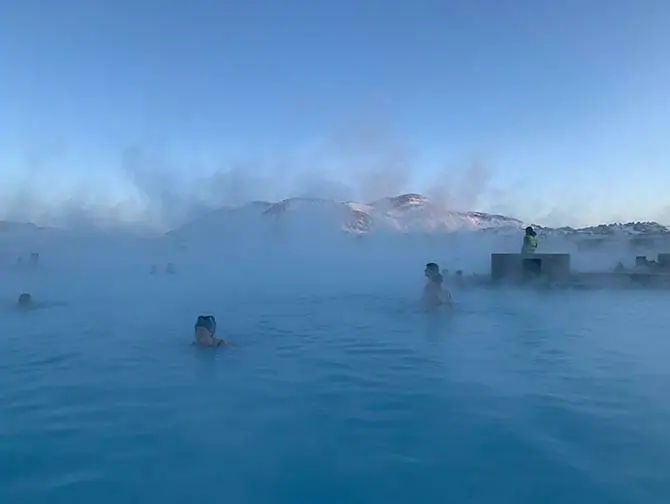 Valilasku Islannissa - Blue Lagoon
