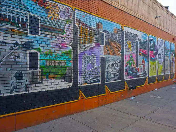 Brooklyn, Queens ja Bronx -kierros - Katutaidetta Bronxissa