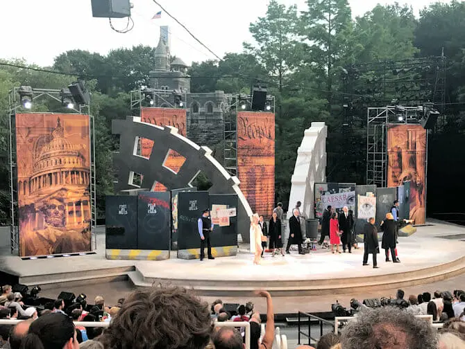 Shakespeare in the Park New Yorkissa - Yleisö
