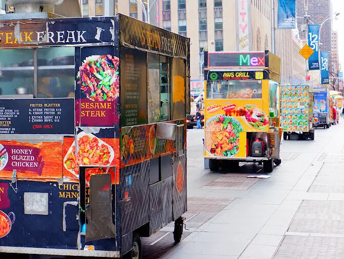 Street food New Yorkissa