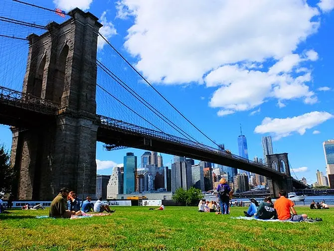 Parhaat nakoalapaikat New Yorkissa - Brooklyn Bridge Park