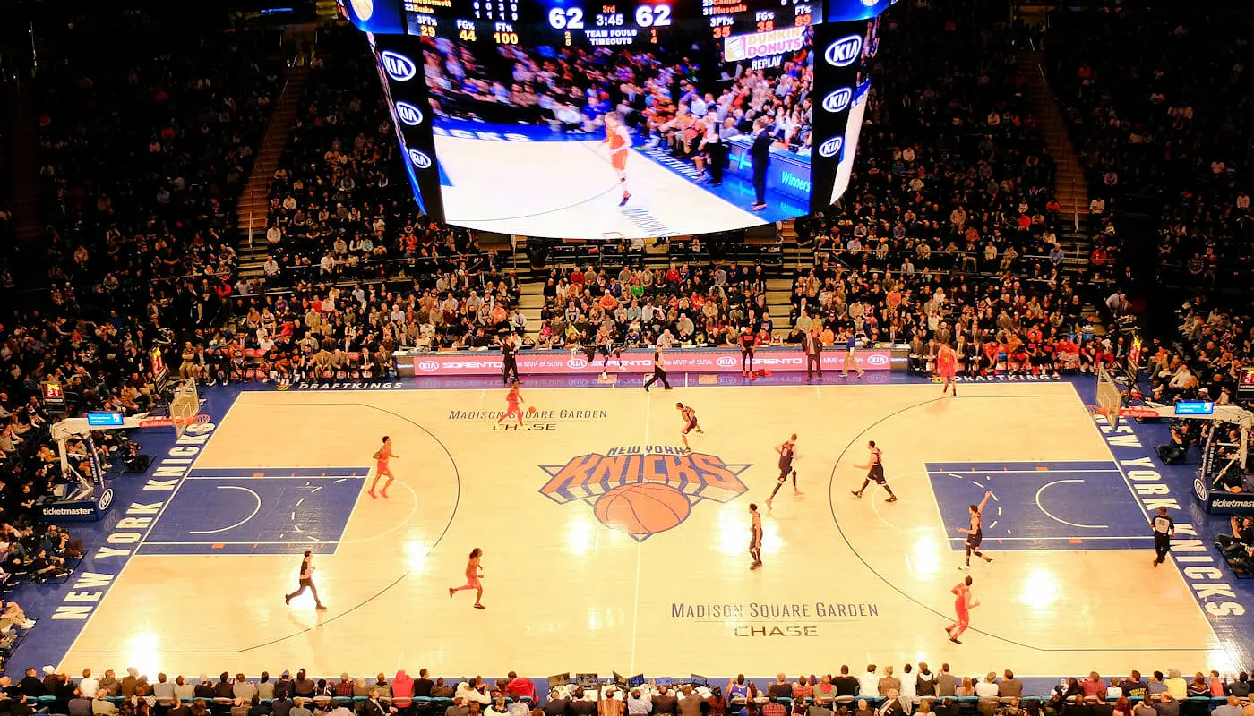 NBA koripallo New Yorkissa - Kenttä