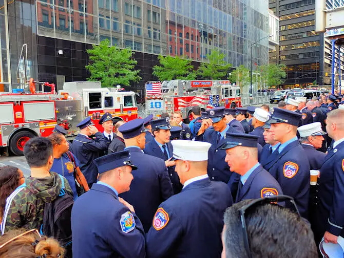 9/11-muistopäivä New Yorkissa - Palomiehet