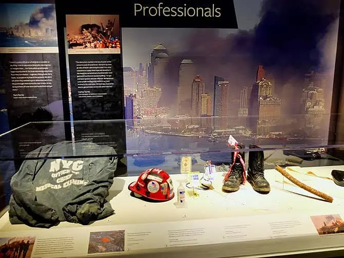 9/11 Tribute Museum New Yorkissa - Esineitä