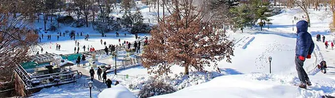 Hiihtokeskukset New York Cityn lähellä