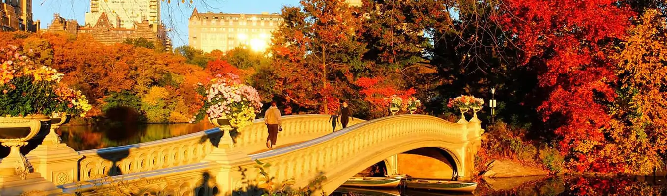 Syksy Central Parkissa