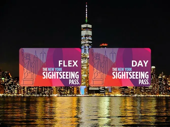 New York Sightseeing Flex Pass ja Sightseeing Day Pass -kaupunkipassien erot