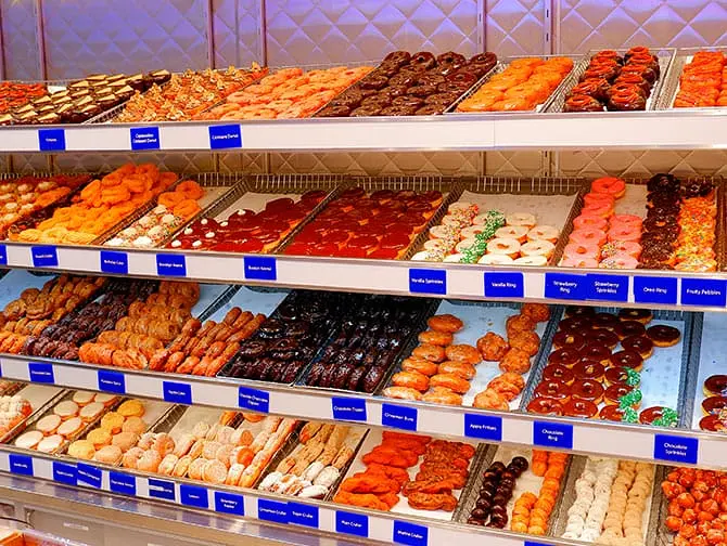 Donut Tour New Yorkissa - Donitsivalikoima