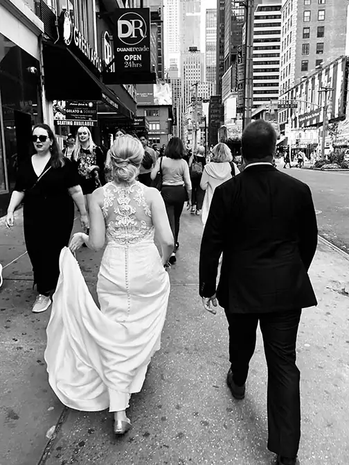 Hääkuvaaja New Yorkissa - Katukuva