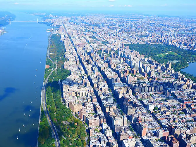 New York Helikopterilento - Näkymä Central Parkista