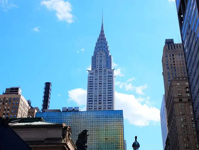 Chrysler Building New Yorkissa - Art deco -tyyli