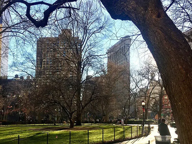 Flatiron Building New Yorkissa - Madison Square Park