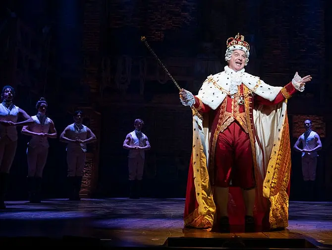 Hamilton Broadway-liput - Kuningas