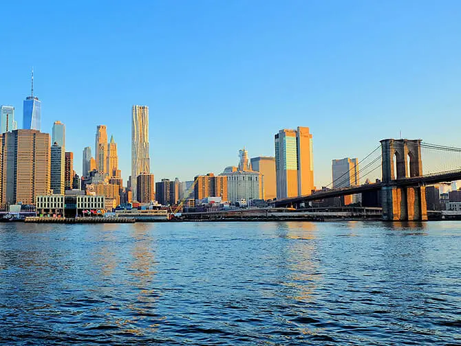 Elokuvien ja sarjojen kuvauspaikat New Yorkissa - Brooklyn Bridge