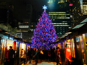 Joulumarkkinat New Yorkissa