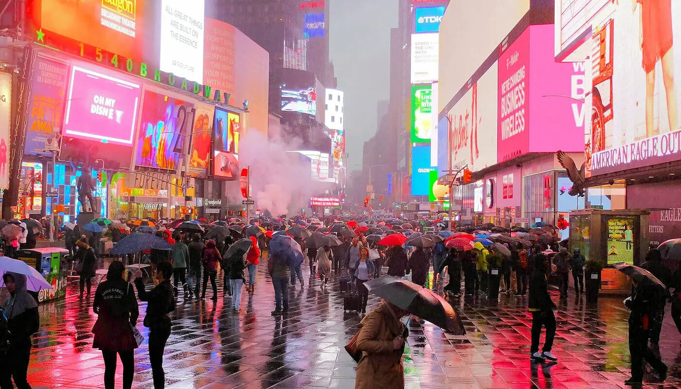 New York sateella - Times Square